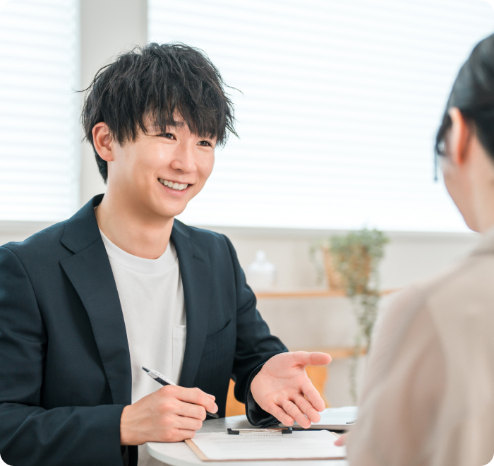 就労選択支援の面談の様子